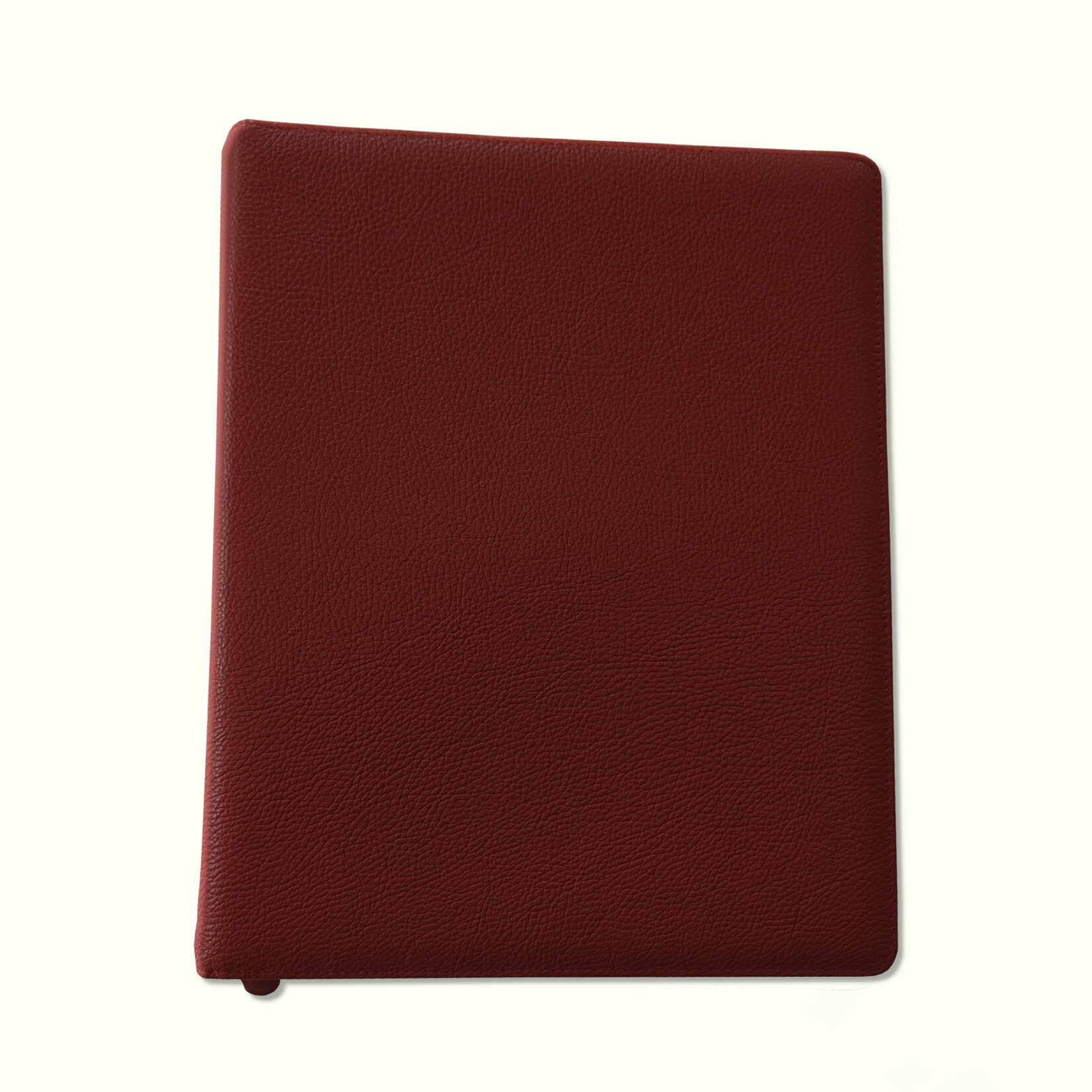 Ledermappe "Office Classic" - Karminrot  mit Tragegriff
