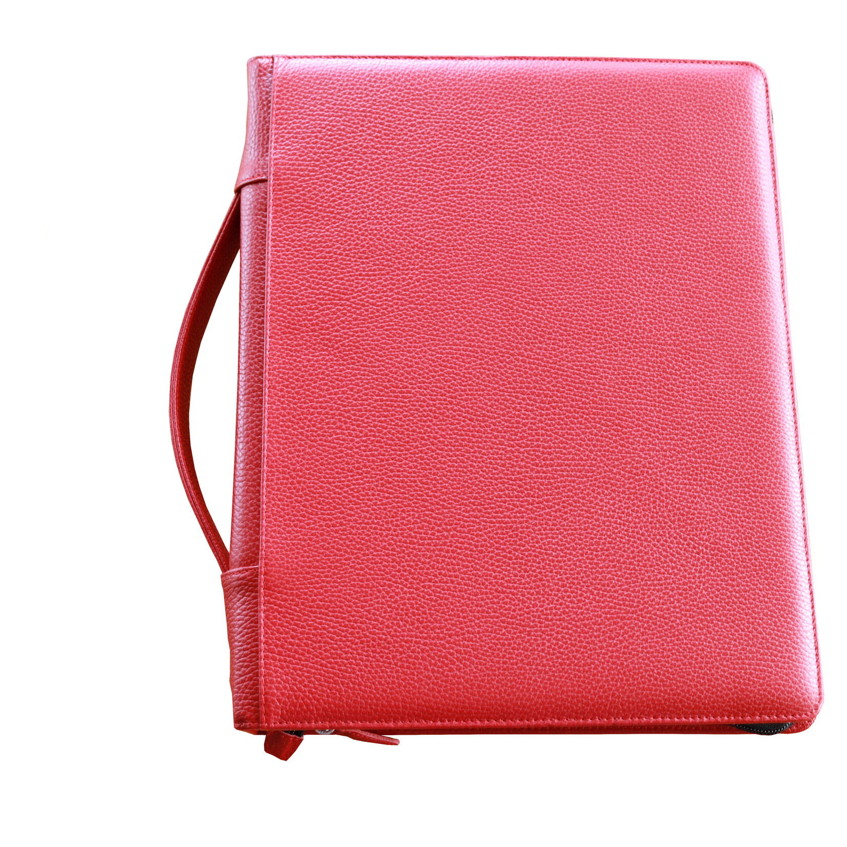 Ledermappe "Office Classic" - Karminrot  mit Tragegriff