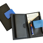 "Memo plus E" + Verschlusslasche Blau
