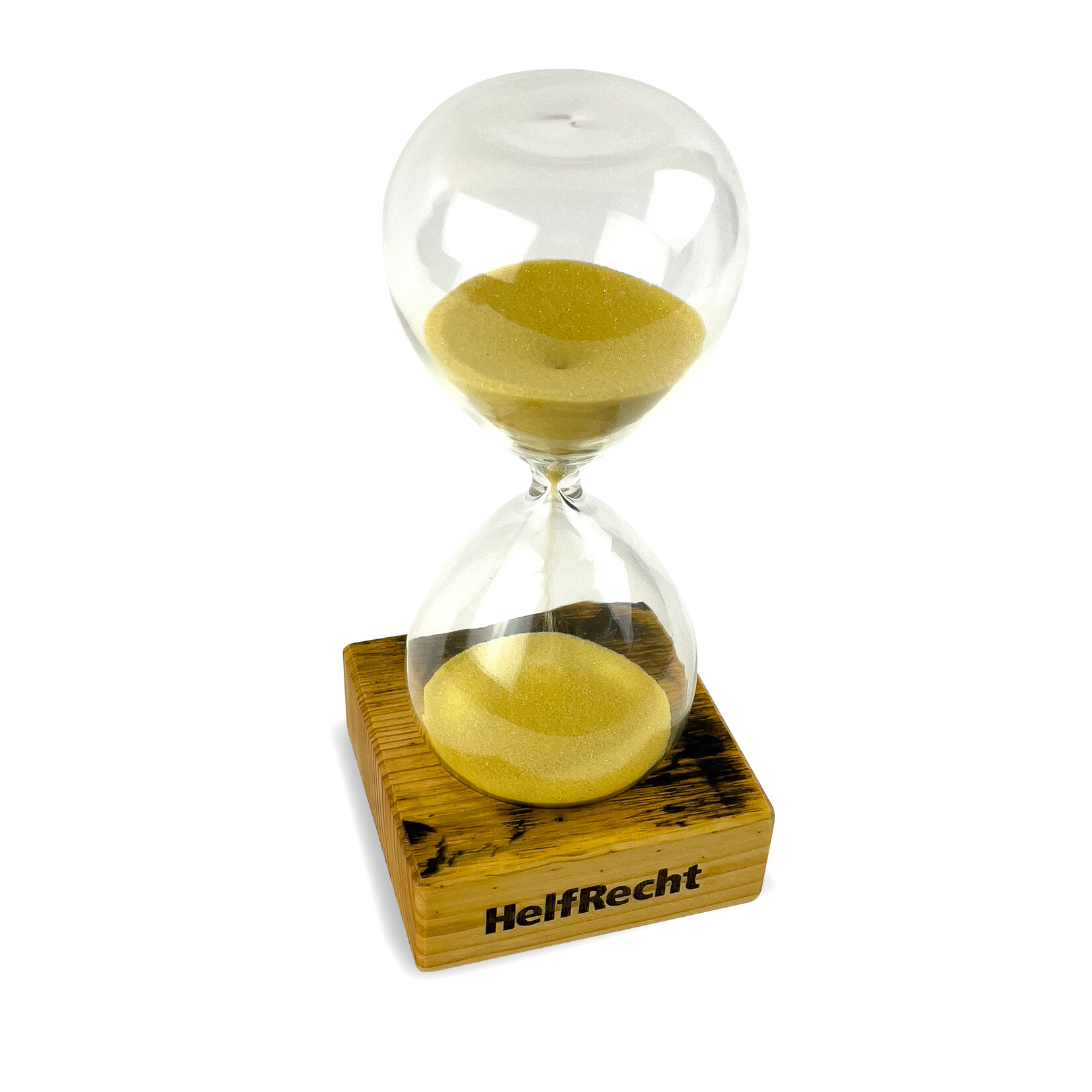 Sanduhr mit Standfuß aus Diele der Dresdner Semperoper