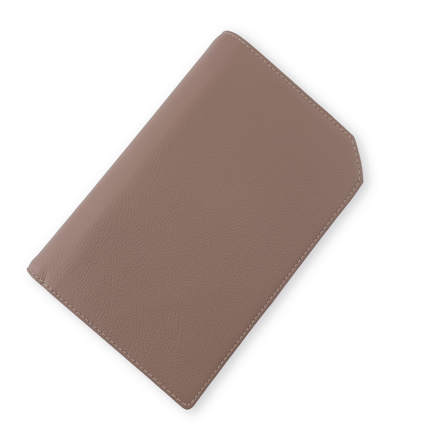 Lederringbuch "Classic", 17-mm-Ringmechanik rosewood: blauer Engel Leder