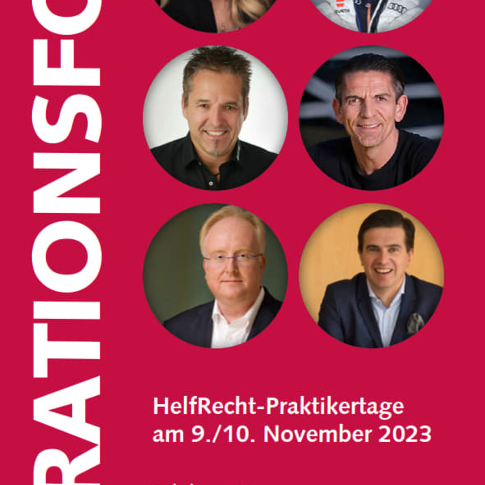 kostenlose Informationen zu den HelfRecht-Praktikertagen