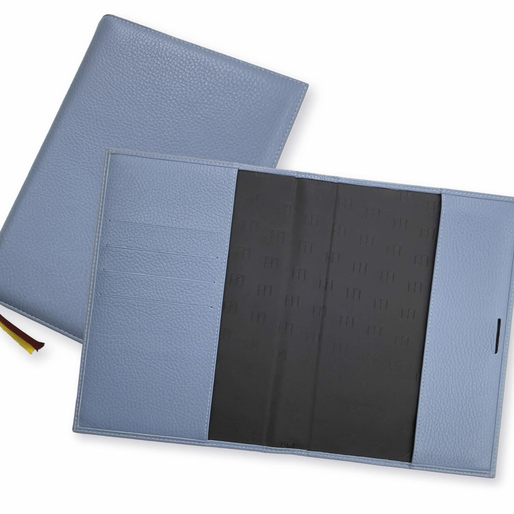 Set MEHR als ein KALENDER 2026 plus Lederhülle Lichtblau