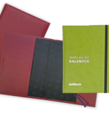 Set MEHR als ein KALENDER 2025 plus Lederhülle Karminrot