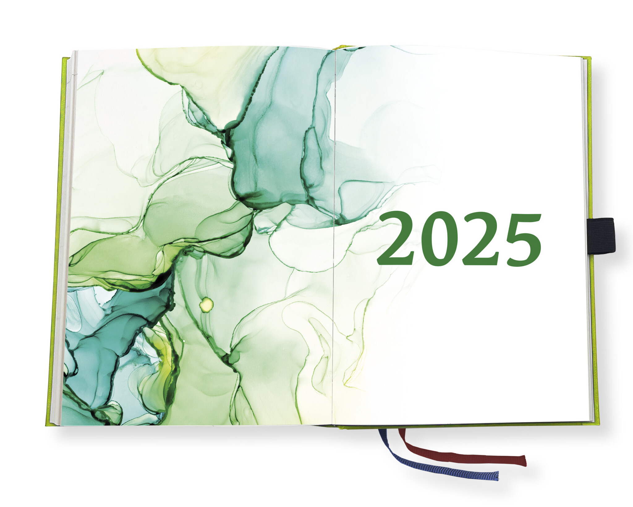 Set MEHR als ein KALENDER 2025 plus Lederhülle Karminrot