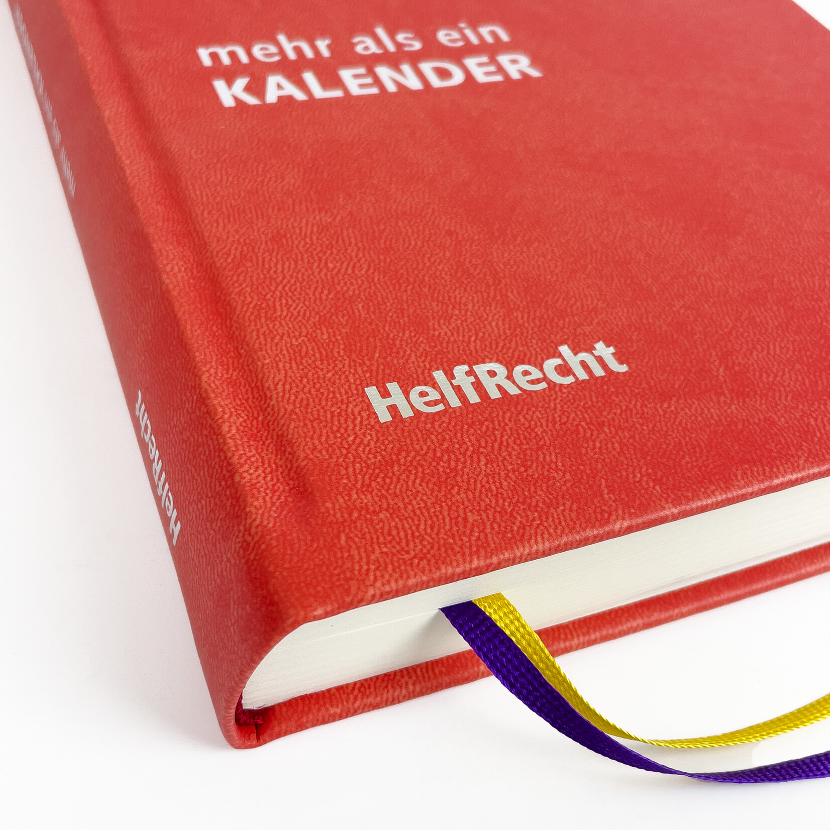 Set MEHR als ein KALENDER 2026 plus Lederhülle Karminrot