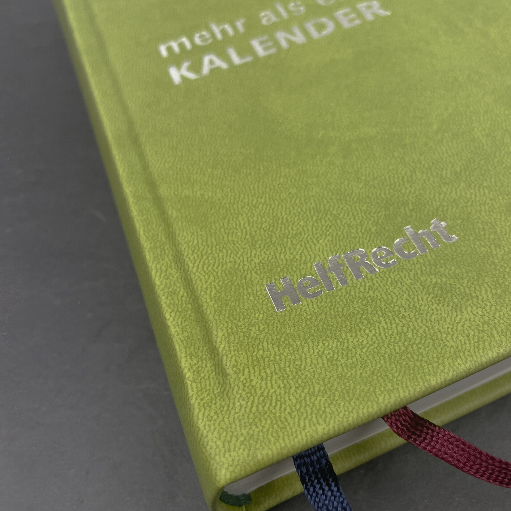 Set MEHR als ein KALENDER 2025 plus Lederhülle Karminrot