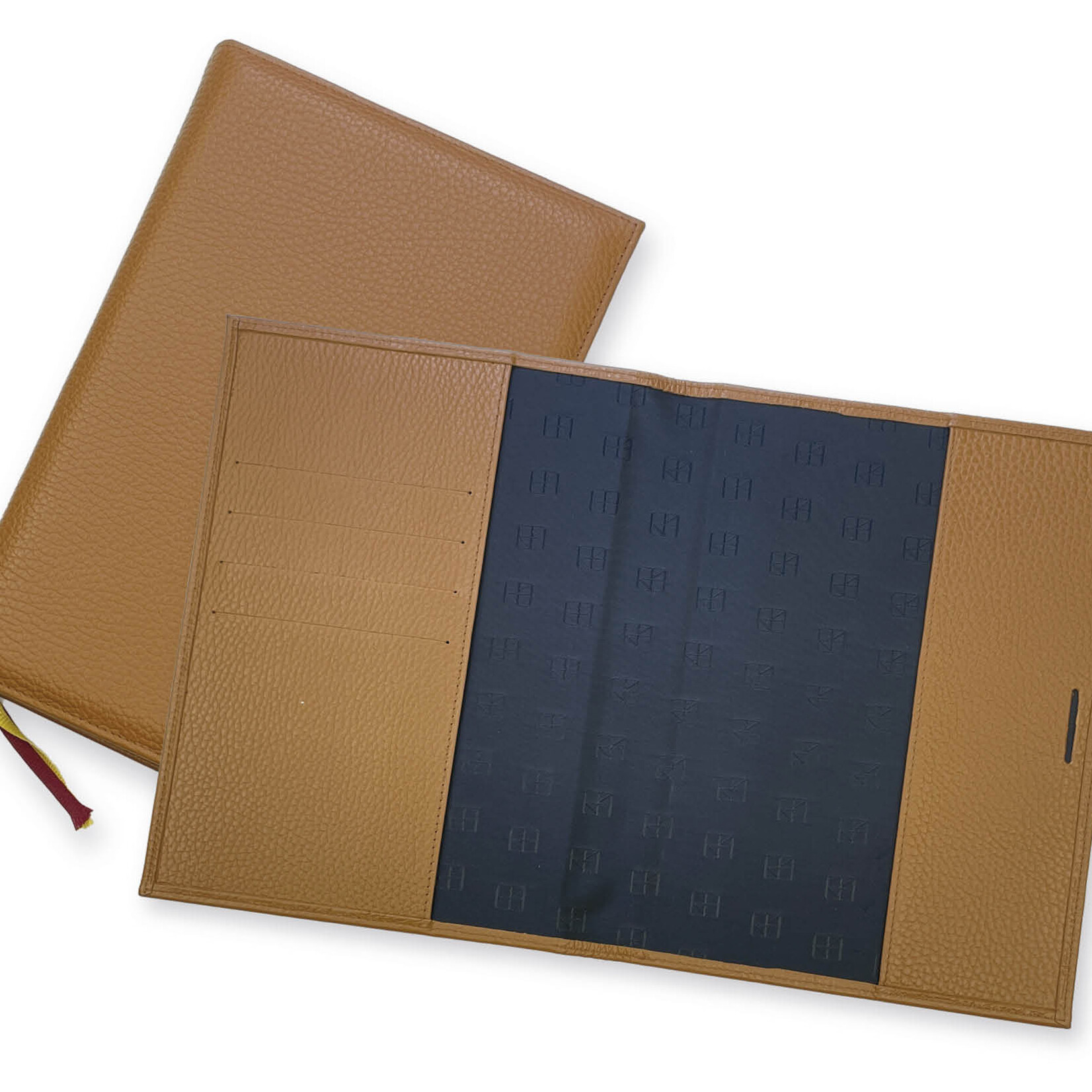 Set MEHR als ein KALENDER 2025 plus Lederhülle Cognac