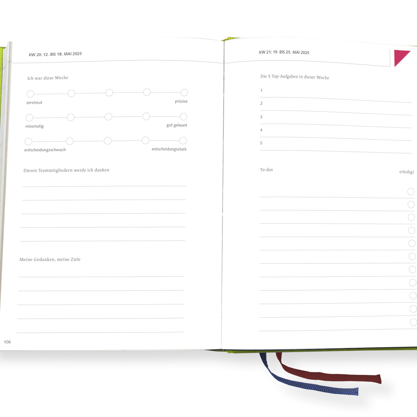 Set MEHR als ein KALENDER 2025 plus Lederhülle Cognac