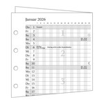 Jahreskalendarium 2026 einseitig