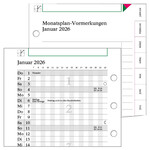 Monatsplan-Vormerkungen