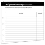 Aufgabensteuerung - DIN A5