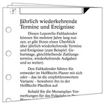 Kalender für jährlich wiederkehrende Ereignisse