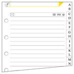 Adressenregister Papier, Hochformat