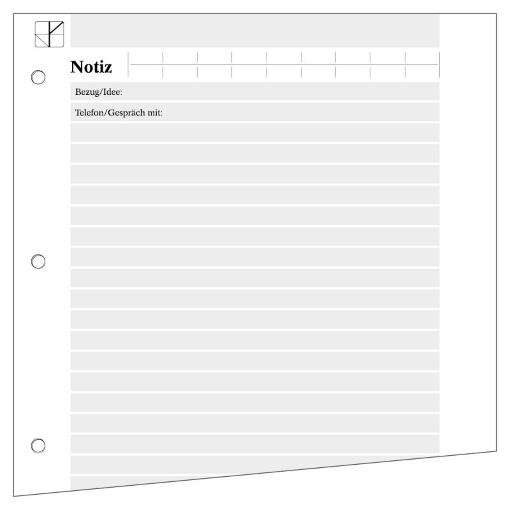 Notiz DIN A4