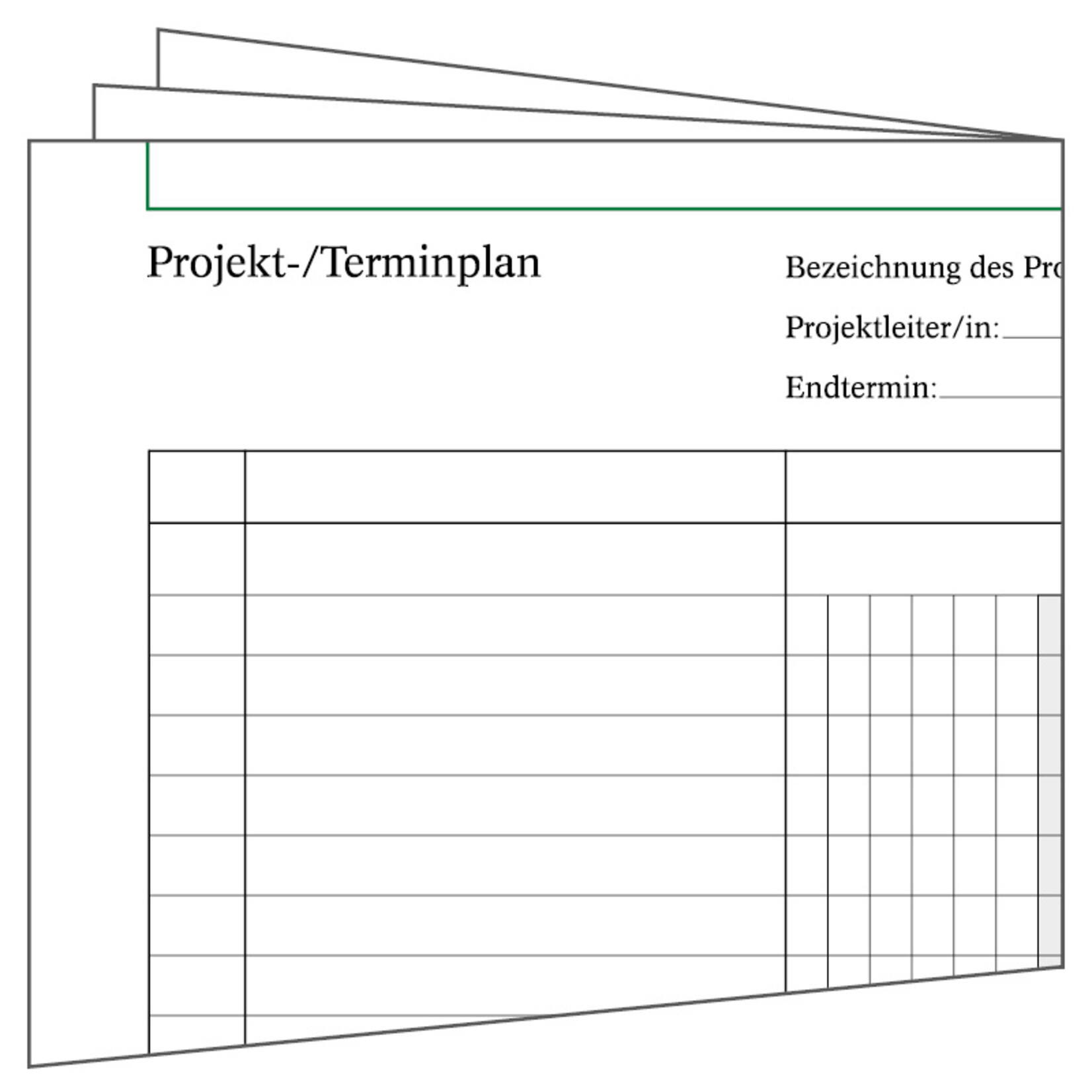 Projekt-/Terminplan