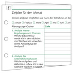 Zielplan für den Monat