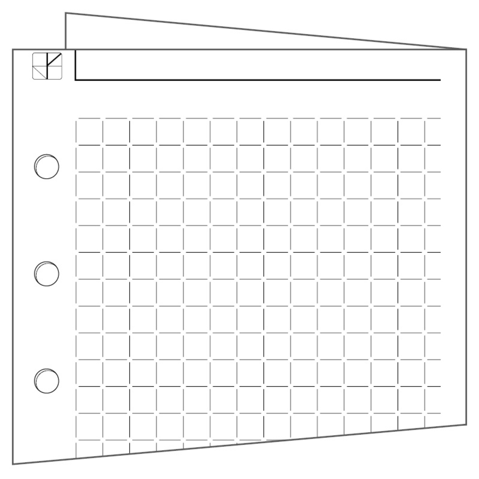 Skizzenpapier kariert