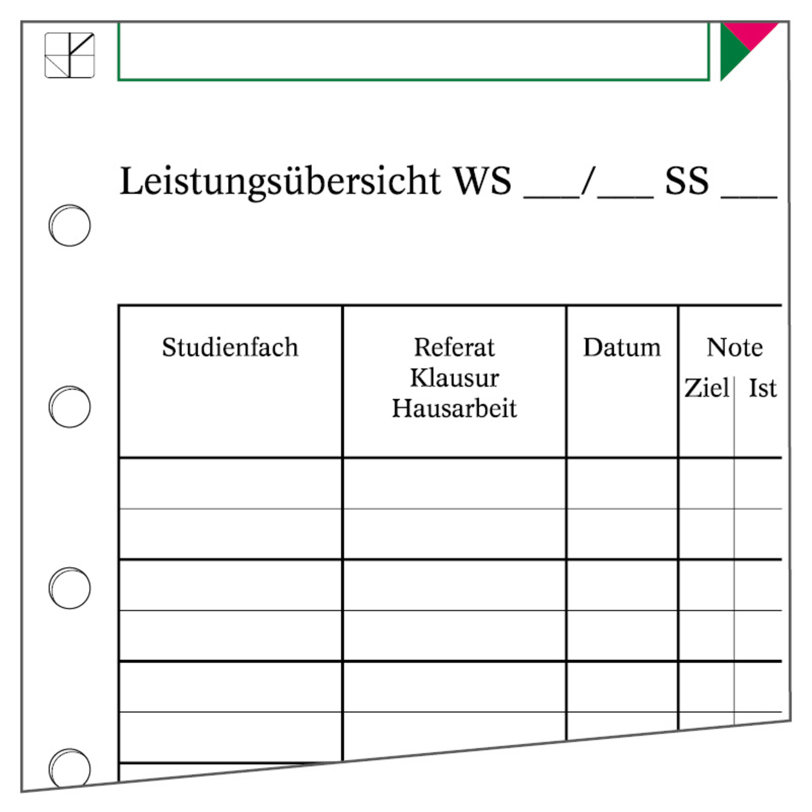 Leistungsübersicht