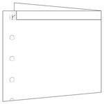 25 Blatt Skizzenpapier blanko