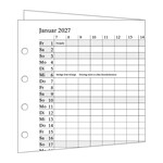 Jahreskalendarium 2027 zweiseitig