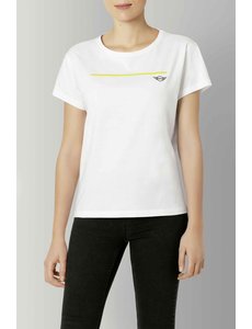 MINI Mini Wing logo T-Shirt Dames wit
