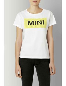 MINI Mini Wordmark T-Shirt Dames wit