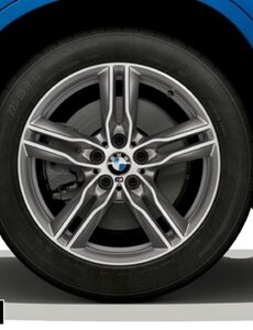 BMW Zomerwielset BMW X1 F48 / BMW X2 F39 18” M Dubbelspaak 570M