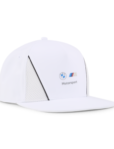 BMW BMW M Motorsport Flat Brim Cap, Wit