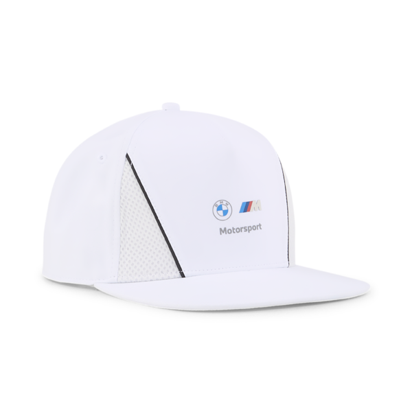BMW BMW M Motorsport Flat Brim Cap, Wit