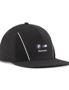 BMW BMW M Motorsport Flat Brim Cap, Zwart