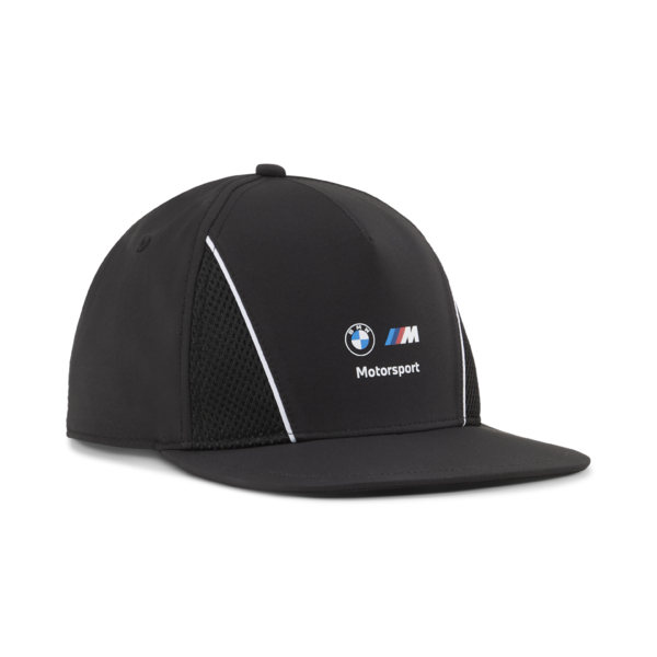 BMW BMW M Motorsport Flat Brim Cap, Zwart