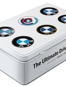 BMW Tin Box Flat BMW - Logo Evolution