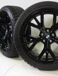 BMW BMW 5 serie G30 G31 8 serie G14 G15 G16 845M 19 inch velgen Pirelli Runflat Winterbanden Nieuw Origineel