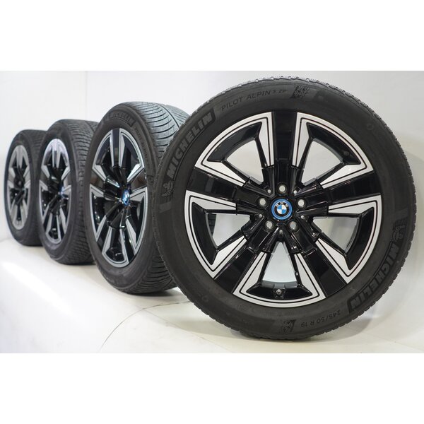 BMW BMW iX3 G08 842 19 inch velgen Michelin Runflat Winterbanden Nieuw Origineel