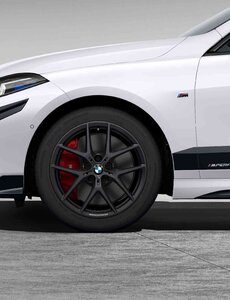 BMW Zomerwielset 18" M Performance Y-Spaak, 554M, Jet Black Matt (F70,F74)