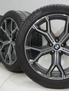 BMW BMW X5 G05 X6 G06 741M 21 inch velgen Pirelli Runflat Winterbanden Origineel