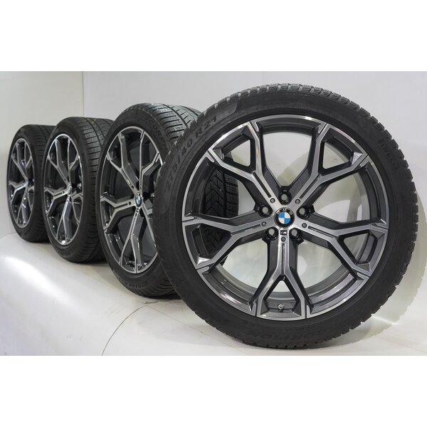 BMW BMW X5 G05 X6 G06 741M 21 inch velgen Pirelli Runflat Winterbanden Origineel