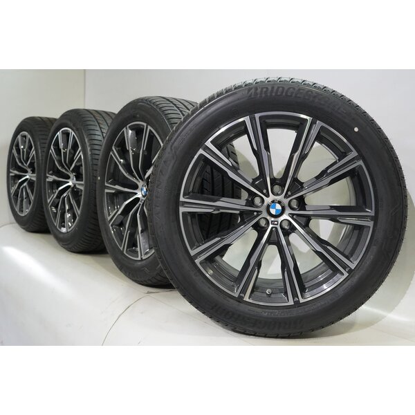 BMW BMW X5 G05 X6 G06 740M 20 inch velgen Bridgestone Runflat Zomerbanden Nieuw Origineel