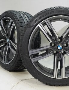 BMW BMW 5 serie G30 G31 8 serie G14 G15 G16 727M 19 inch velgen Pirelli Runflat Winterbanden Nieuw Origineel