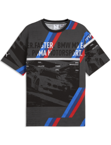 BMW BMW M Motorsport Herren Sportswear AOP T-Shirt schwarz