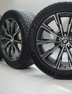 BMW BMW X5 G05 X6 G06 740M 20 inch velgen Michelin Runflat Winterbanden Nieuw Origineel