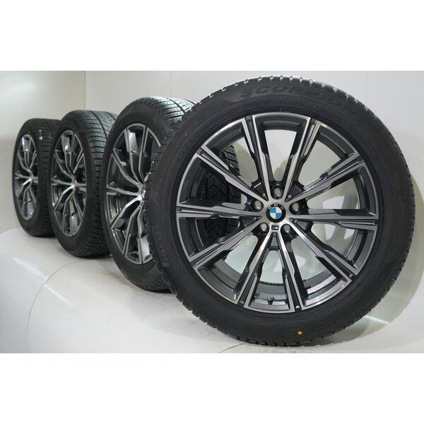 BMW BMW X5 G05 X6 G06 740M 20 inch velgen Pirelli Runflat Winterbanden Nieuw Origineel