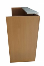 Handgemachte Empfangstheke Emily – 25 mm Möbelbauplatten, schlichtes, modernes Design, individuelle Maße, Sonderwünsche möglich