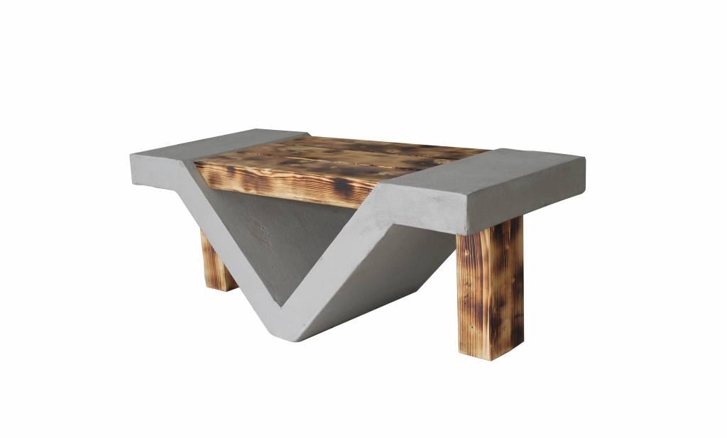 Betoncouchtisch "V" Design