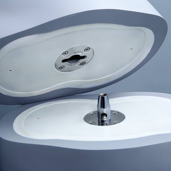 Penther Schaufensterpuppe Dame sportlich, Chrommaske, Magnethaltesystem