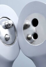 Penther Schaufensterpuppe Dame sportlich, Chrommaske, Magnethaltesystem