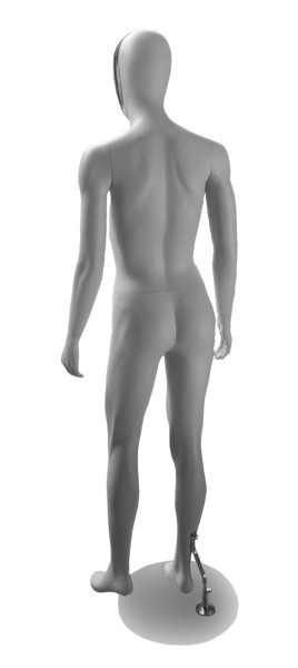 Penther Schaufensterpuppe Dame sportlich, Chrommaske, Magnethaltesystem