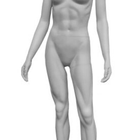 Penther Schaufensterpuppe Dame sportlich, Chrommaske, Magnethaltesystem