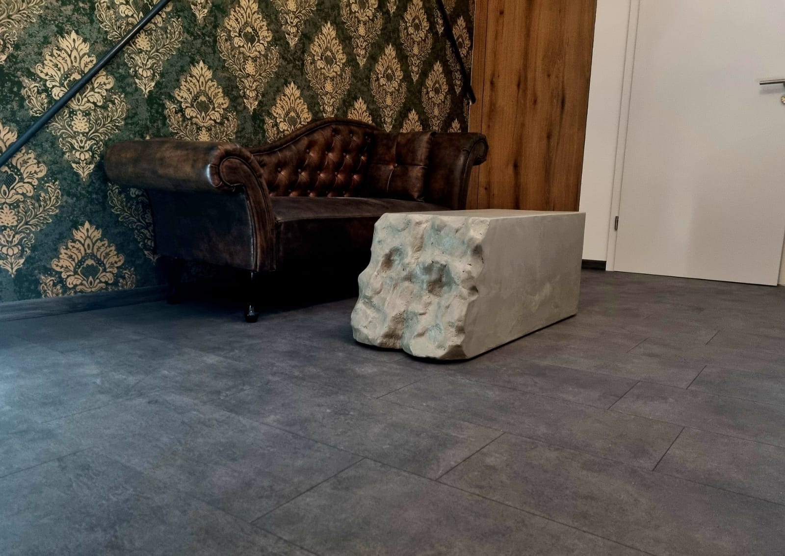 Couchtisch Betonoptik Industrial "knocked"